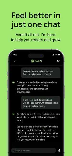 Noah AI: Talk & Feel Better screenshot 2
