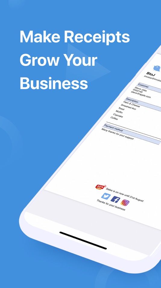 #1. Invoice Maker Flex, Simple app (iOS) By: B TO J PTY LTD