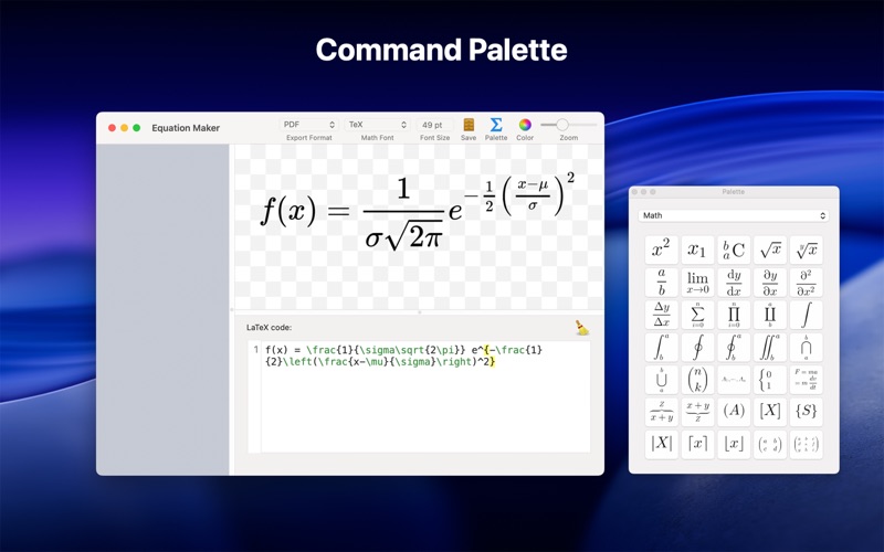 App screenshot