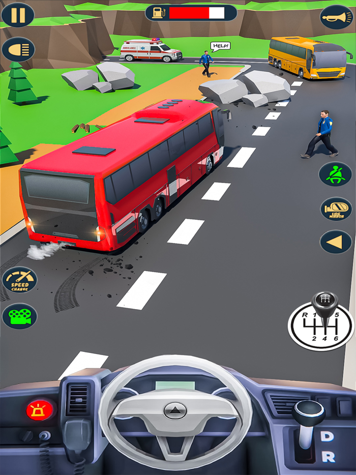 Us Bus Vehicle Master Driving