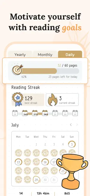 Leero: Book & Reading Tracker iPhone screenshot 5