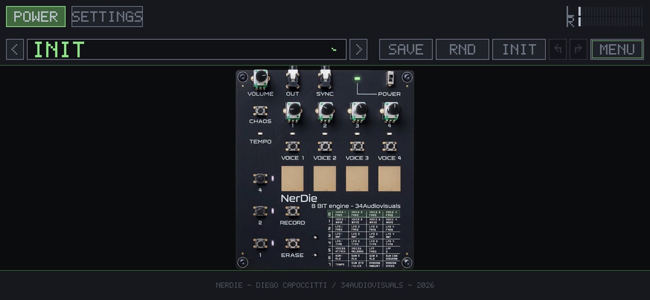 Screenshot 2 of NerDie - 8 bit Noise Machine