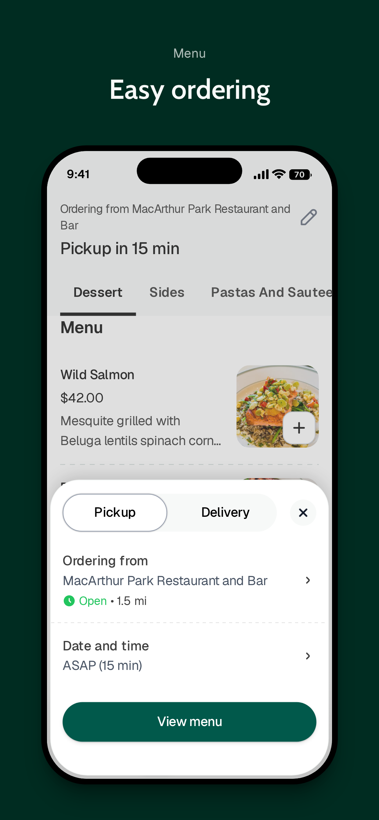 MacArthur Park Restaurant screenshot 3