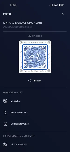 HDFC Bank Digital Rupee screenshot 4