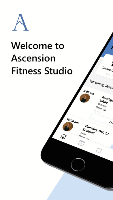 Screenshot 1 of Ascension Fitness Studio MT App