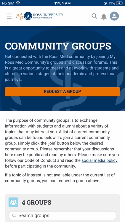 My Ross Med: Student Portal