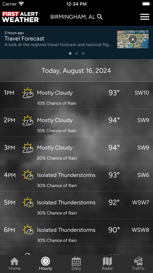 #2. WBRC First Alert Weather (iOS) De: Gray Television Group, Inc.
