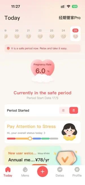 Period Pro - Cycle & Widgets screenshot 1
