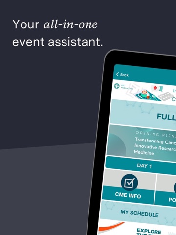 Eventscribe iPad screenshot