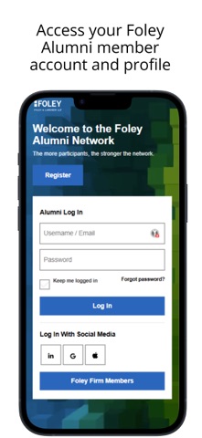 Foley Alumni Network iPhone screenshot