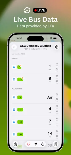 Bus Timing Singapore: BuslySG screenshot 3