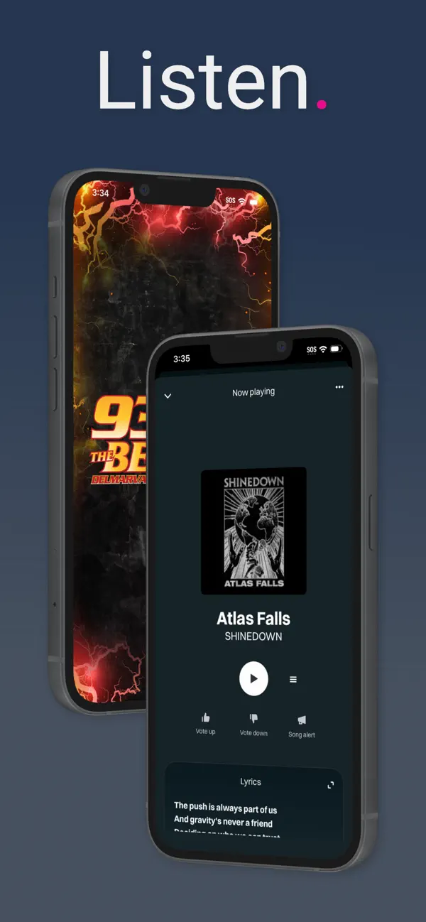 Screenshot #1 pour 93.5 The Beach