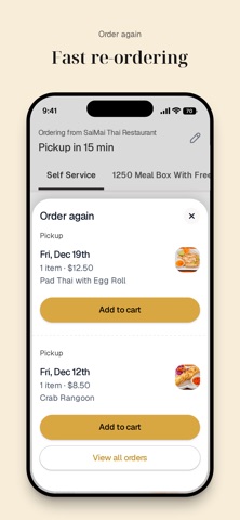 SaiMai Thai Restaurant To Go iPhone screenshot