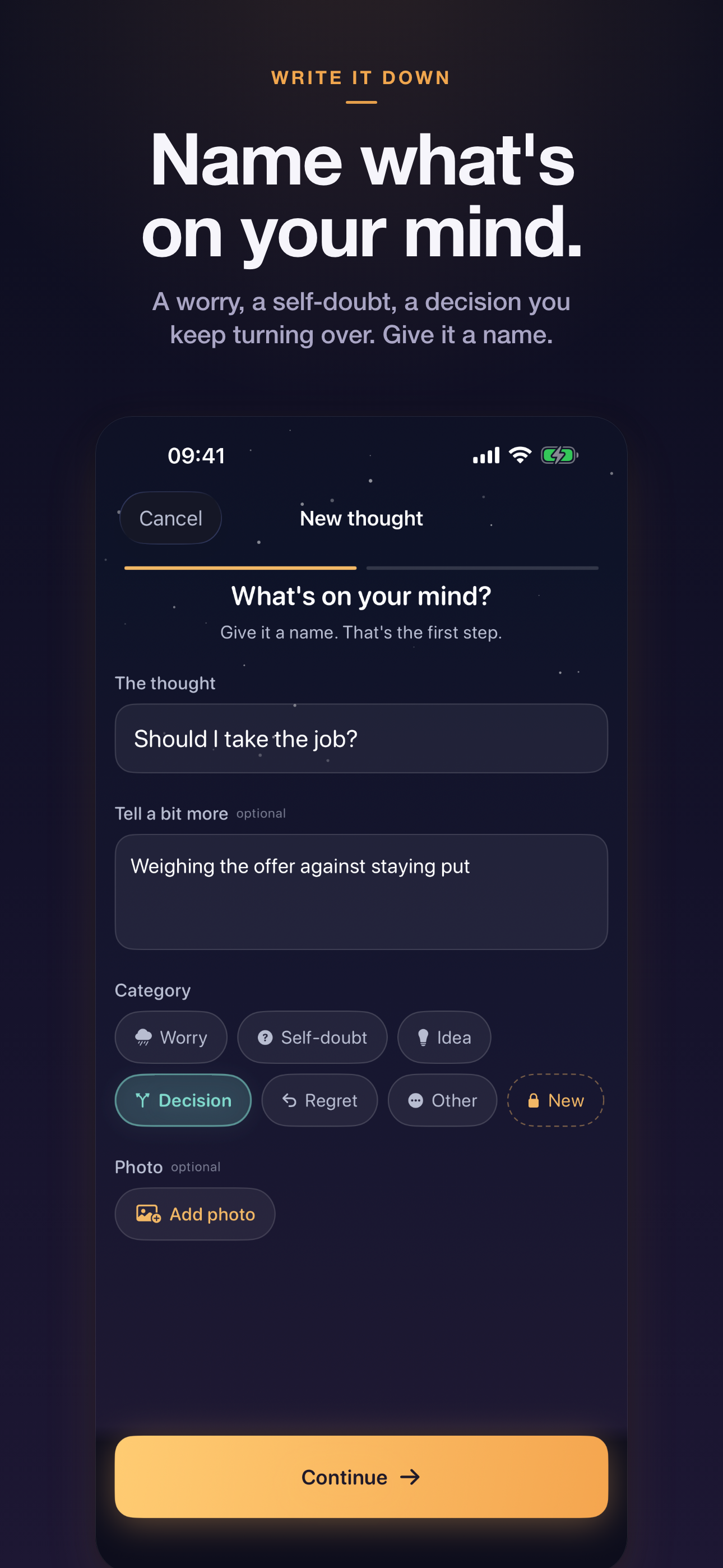 Off My Mind: Let Go Journal screenshot 2