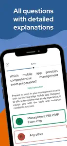 PMI PfMP Exam Prep Review 2024 screenshot #3 for iPhone