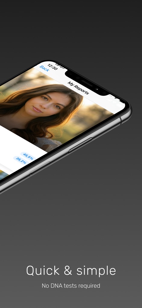 Ancestry & Ethnicity: Face DNA - Obtenga sus estimaciones de herencia al instante, visualizando los 'resultados porcentuales detallados' en un 'formato claro y directo' que no requiere pruebas de ADN.