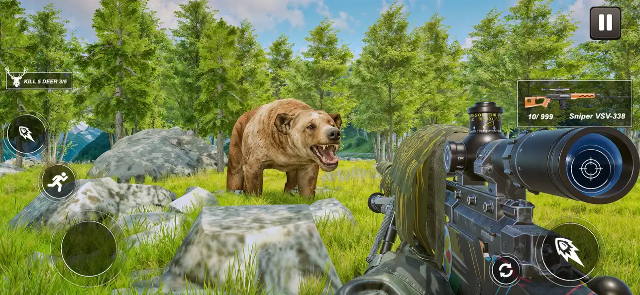 #4. Deer Hunter: Wild Hunting Rift (iOS) By: Skill Knight Studios