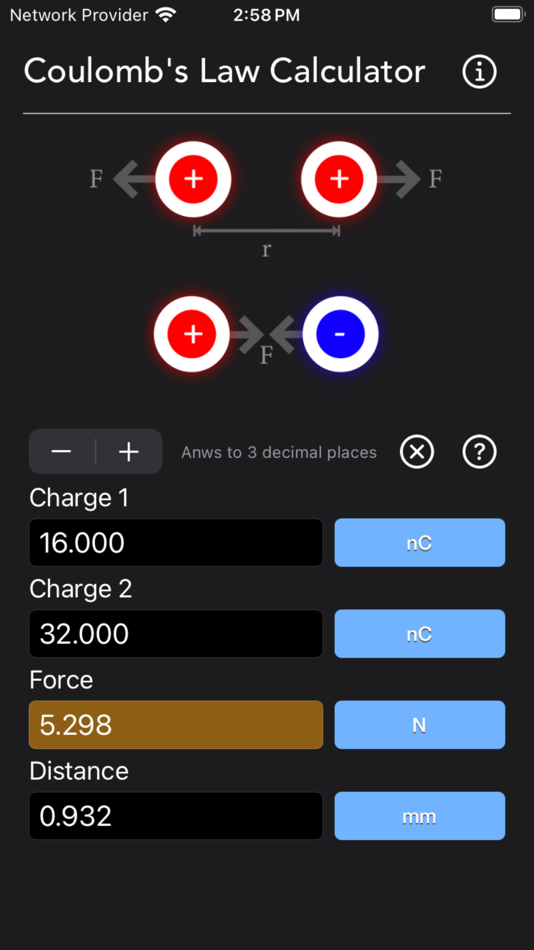 #6. Coulomb's Law Calculator (iOS) 由: Nitrio