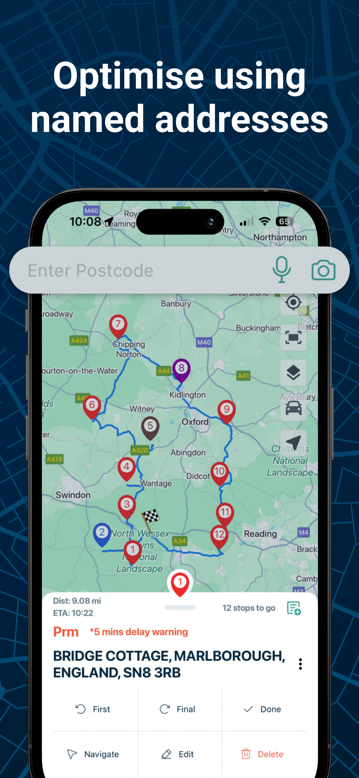 Delm8 Route Planner UK & Maps