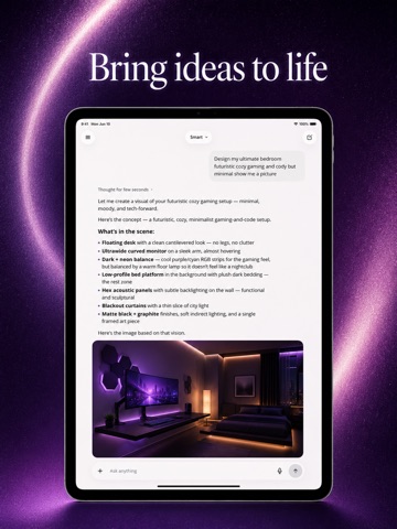 Quad Chat: AI Assistant iPad screenshot