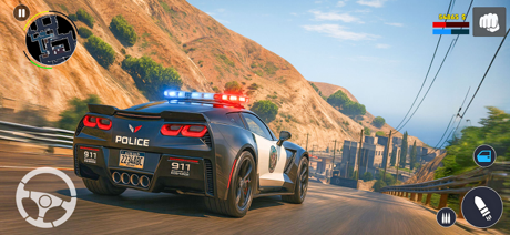 美国警车真实驾驶游戏模拟器 3D screenshot 3