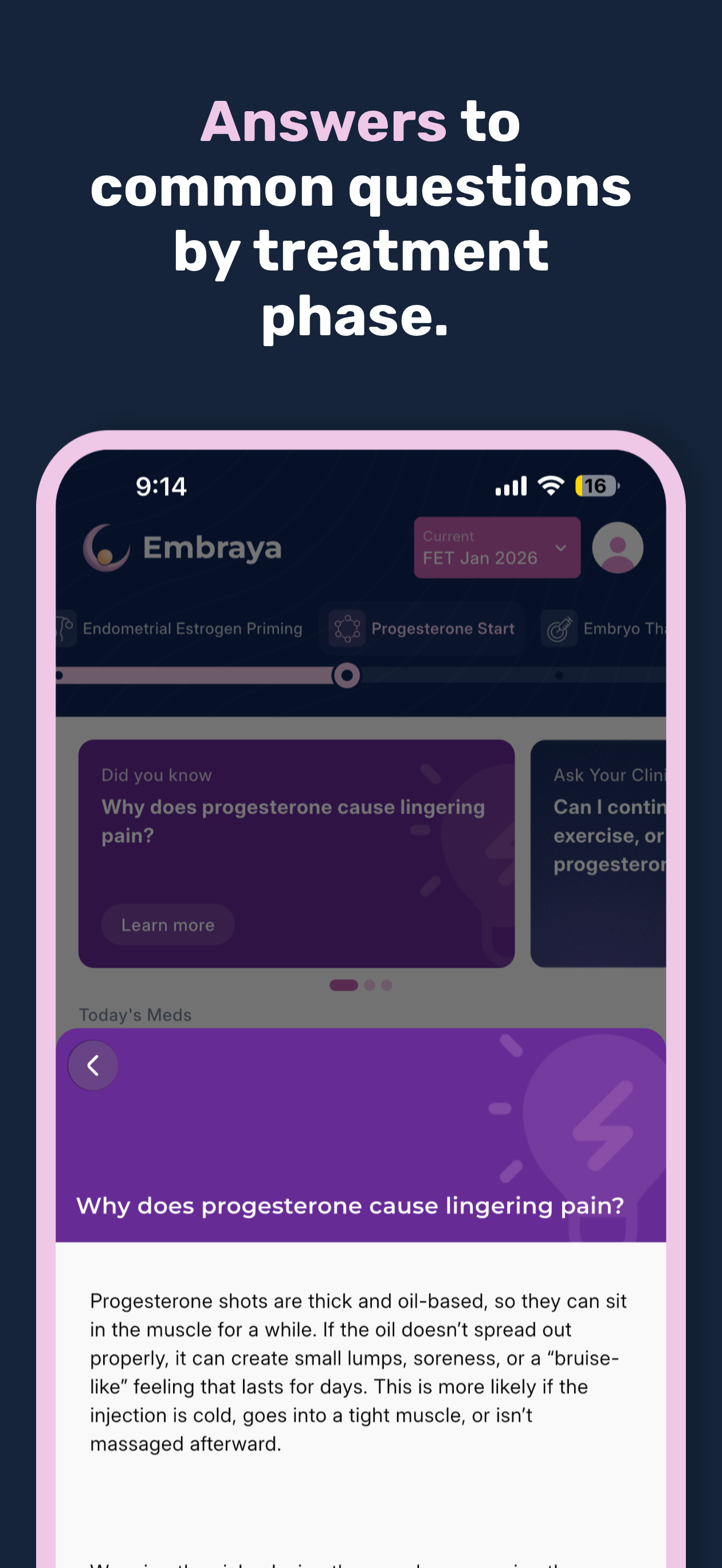 Embraya: IVF Tracker