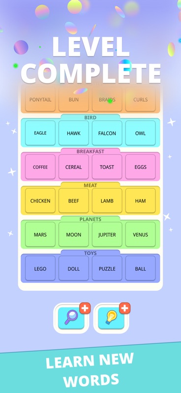 Word Merge: Categories screenshot 5