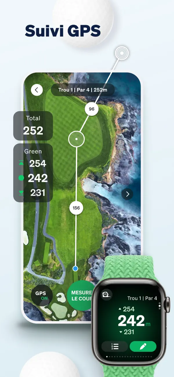 Screenshot #3 pour Golf GameBook: Scorecard & GPS