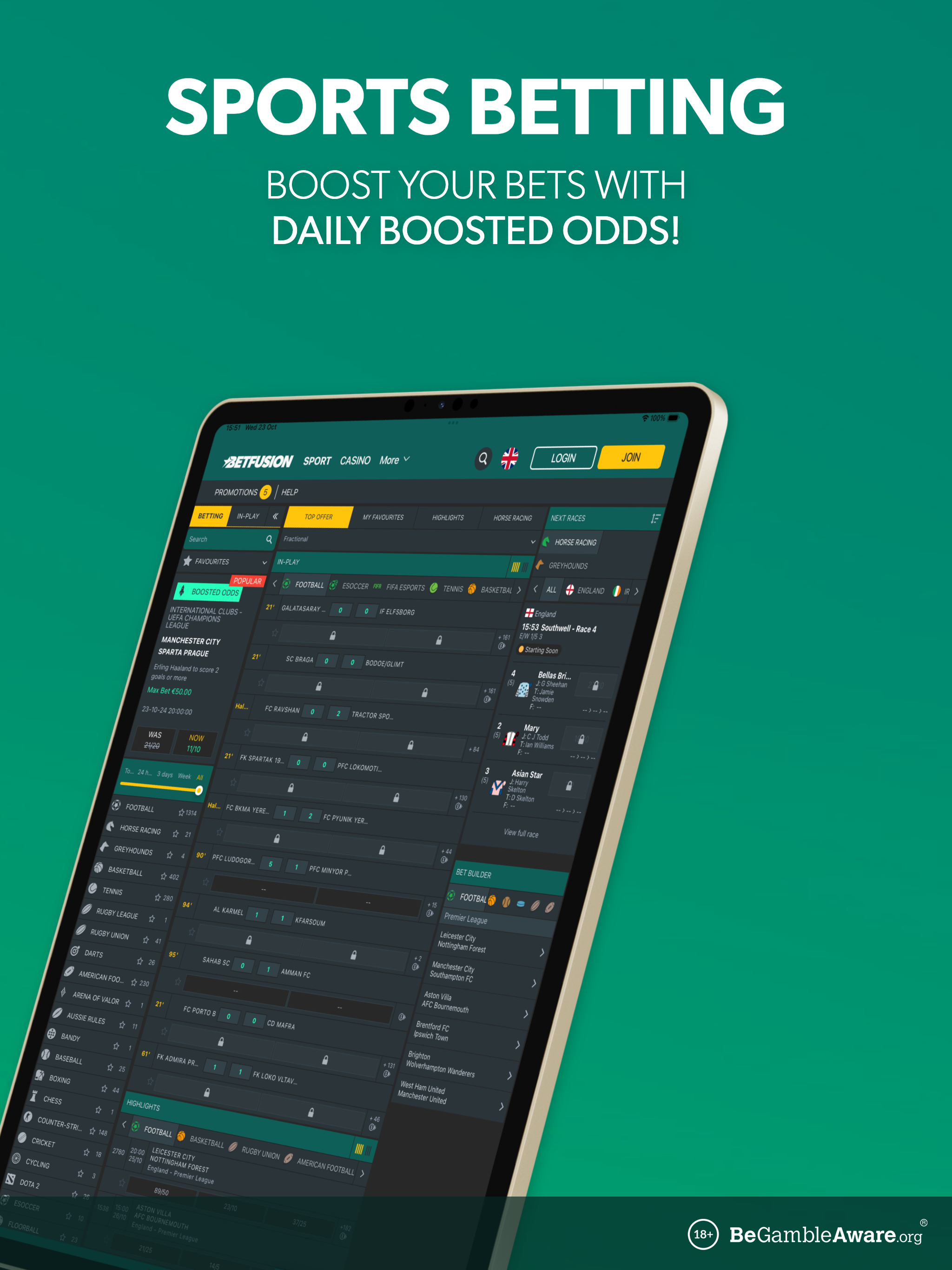 BetFusion: Sports Betting App