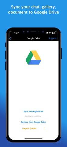 WA Chat Backup Deleted Restore screenshot