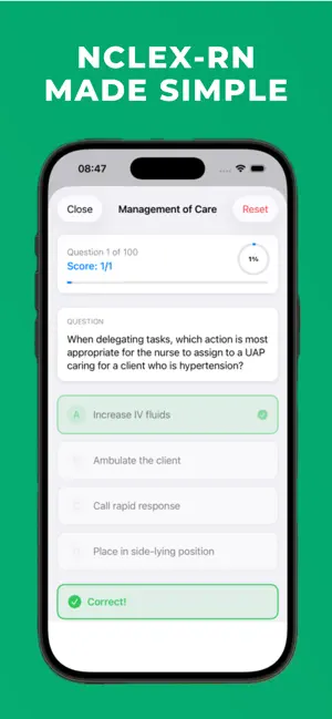 NCLEX RN Mastery Quiz screenshot 3