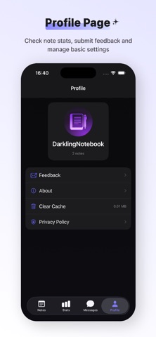 DarklingNotebook Screenshot 1 of 4