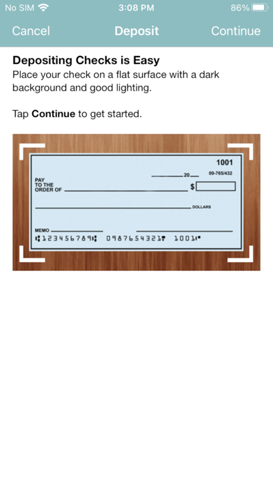 California Business Bank Screenshot