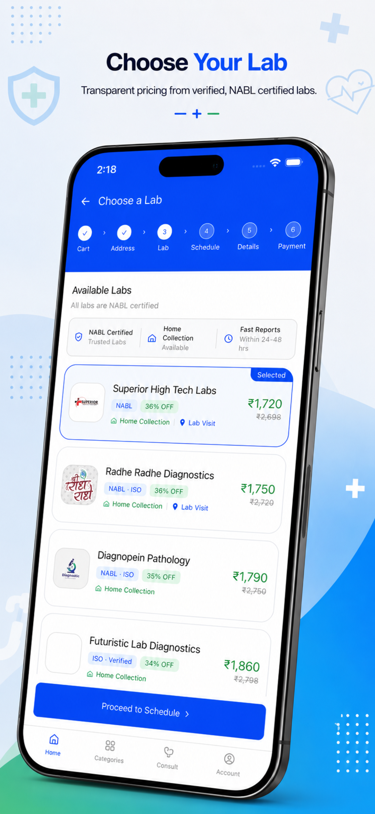 OZO Health: Lab Tests at Home screenshot 4