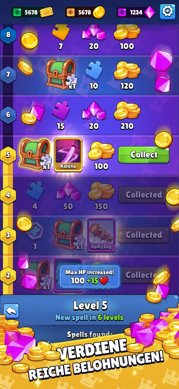 Wizard Tower Defense Idle Game iOS Mod IPA screenshot 5 - iOS game interface