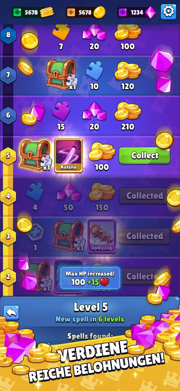 Wizard Tower Defense Idle Game iOS Mod IPA screenshot 5 - iOS game interface
