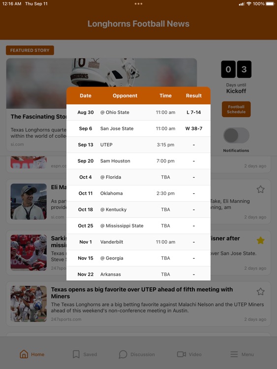 Longhorns Football News screenshot-4