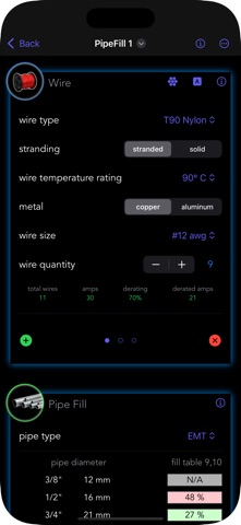 E-Calc Journeyman 2024 iPhone screenshot