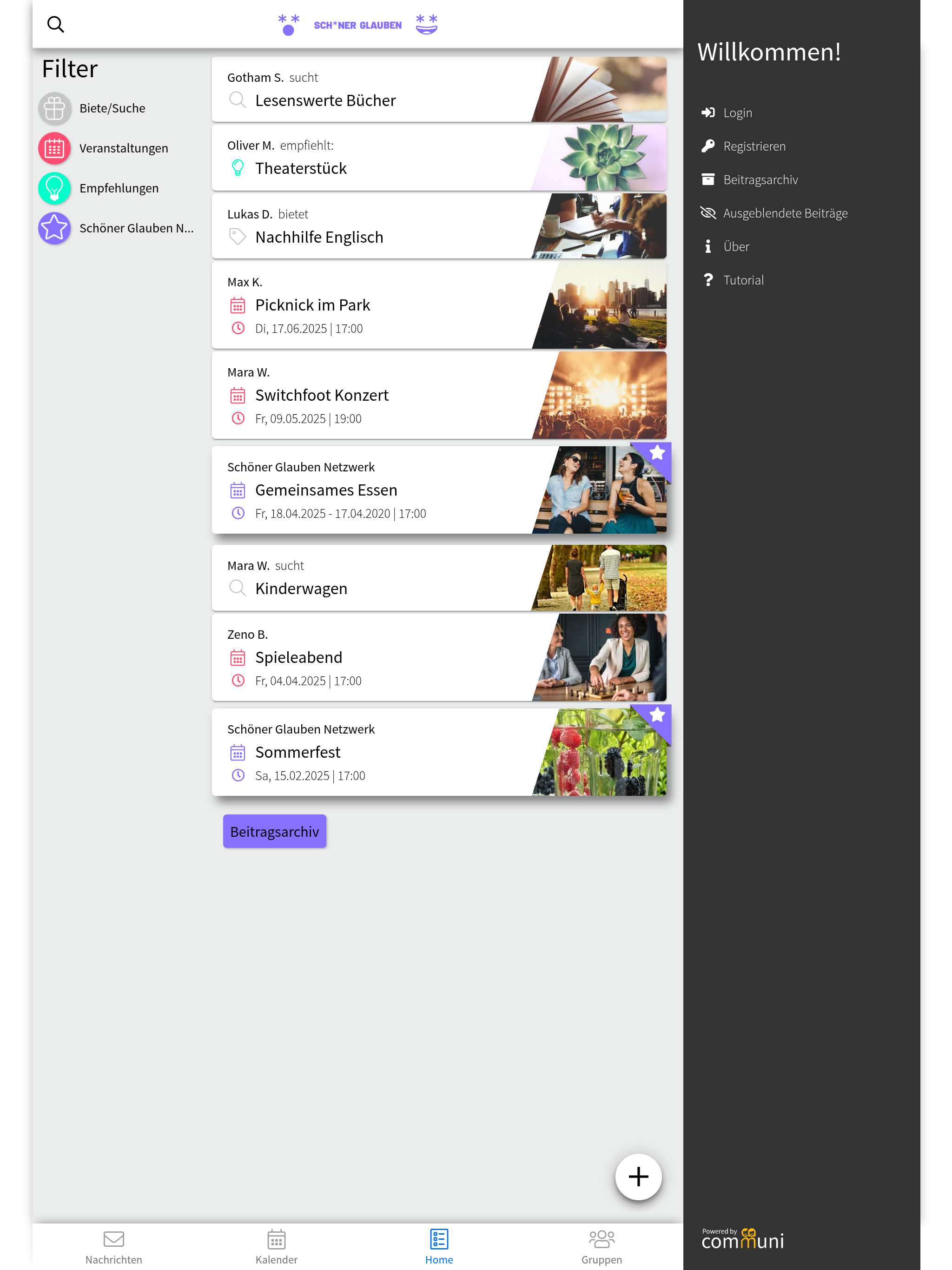 Schöner Glauben Netzwerk screenshot 8