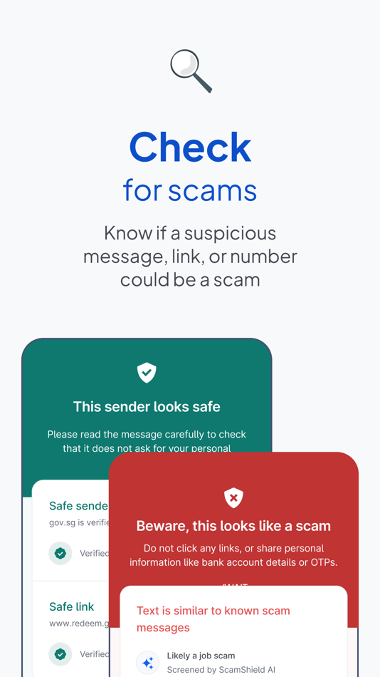 #2. ScamShield (iOS) Podle: Government Technology Agency