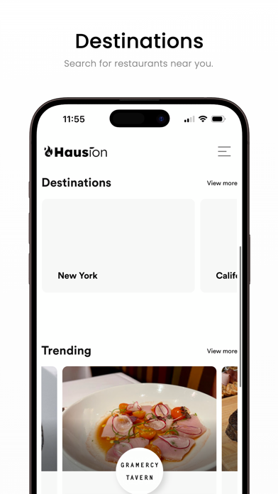 Hausion: Discover Restaurants Screenshot