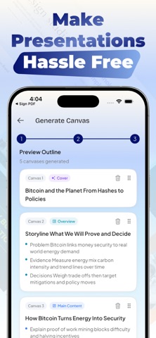 G-Slides : AI Presentation App screenshot