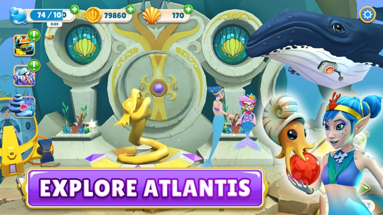 Pearls of Atlantis Match & Pop