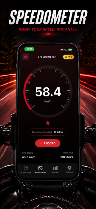 Speedometer Pro: Speed Tracker Screenshot 1 of 4