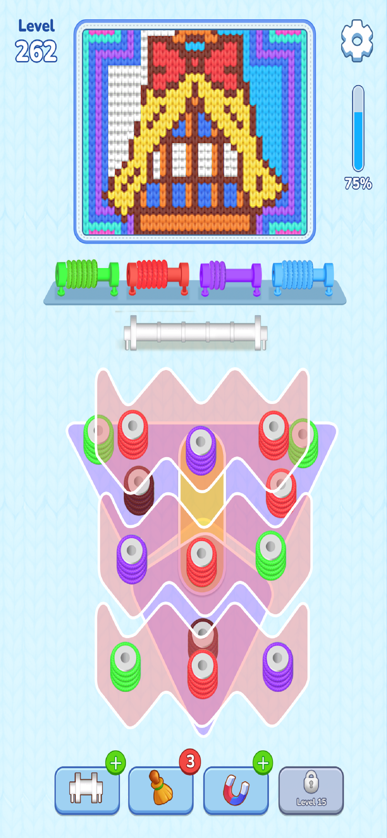 Woolen Yarn: Sort & Knit screenshot 6
