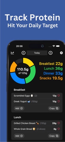 Daily Protein: Tracker Screenshot 1 of 5