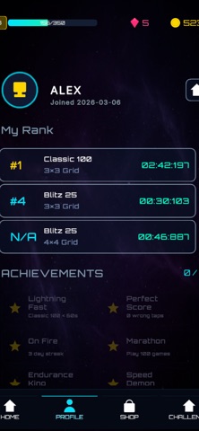 GridRush: Number Speed Tab Screenshot 5 of 6