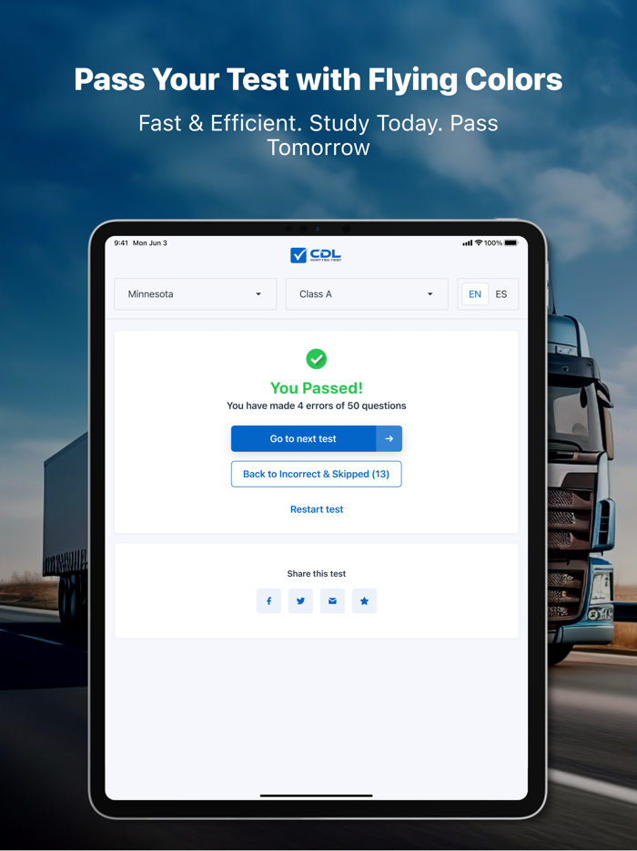 CDL Practice Written Test
