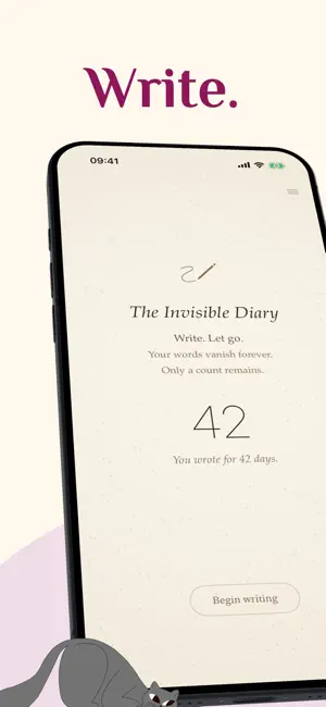 Invisible Diary – Mindfulness screenshot 1