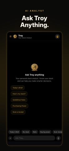 TroyStack: Gold & Silver AI Screenshot 3 of 9